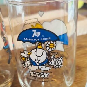 Vintage Ziggy Collector Series Glass 1978